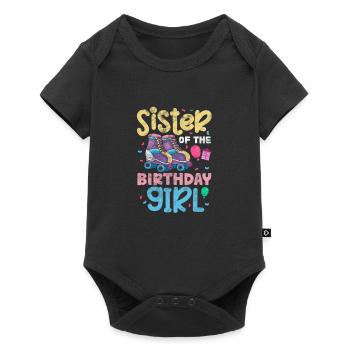 Soeur Frère Frères et sœurs Cadeau de famille - Body à manches courtes Premium Bébé - noir - Devant