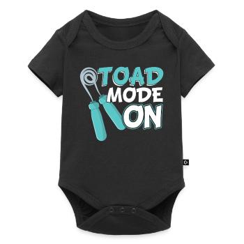 Mode Crapaud activé - Corde à sauter - Body à manches courtes Premium Bébé - noir - Devant