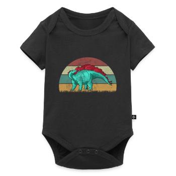 Wuerhosaurus Dinosaur Children Dino Gift - Baby Premium short-sleeve bodysuit - black - Front