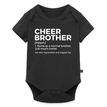 Cheerleader Cheerleading - Baby Premium Kurzarmbody - Schwarz - Vorne