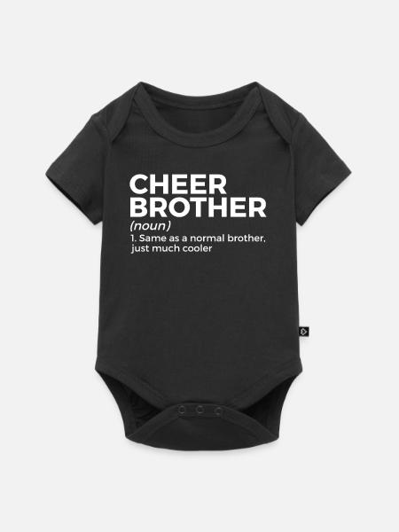 Cheerleader Cheerleading - Baby Premium Kurzarmbody - Schwarz