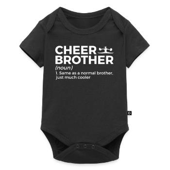 Cheerleader Cheerleading - Baby Premium Kurzarmbody - Schwarz - Vorne