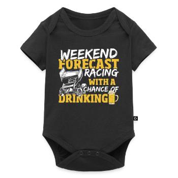Dirt Track Race Dirt Track Race Track-D - Body à manches courtes Premium Bébé - noir - Devant