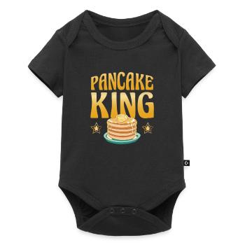 Pancake King Pancake Syrup - Baby Premium short-sleeve bodysuit - black - Front