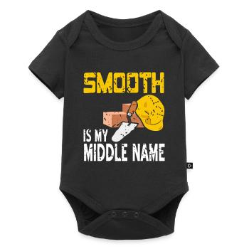 Concrete construction design for construction workers and construction site - Baby Premium short-sleeve bodysuit - black - Front