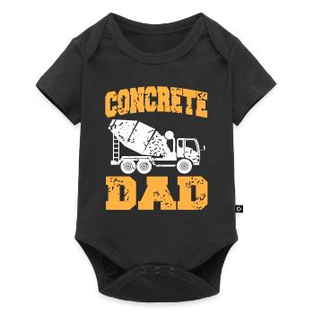 Concrete builder design for builders and construction site - Baby Premium short-sleeve bodysuit - black - Front