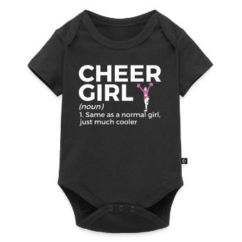 Cheerleader Cheerleading - Baby Premium short-sleeve bodysuit - black - Front