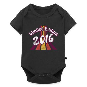 Limited Edition 2016 Vintage - Baby Premium Kurzarmbody - Schwarz - Vorne