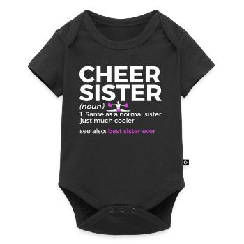 Cheerleader Cheerleading - Baby Premium short-sleeve bodysuit - black - Front