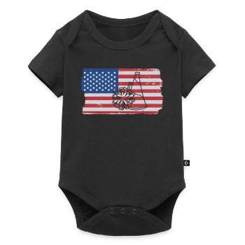Cheerleader Cheerleading - Baby Premium Kurzarmbody - Schwarz - Vorne