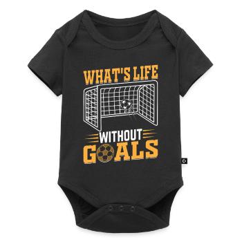 Soccer Lover - What's Life Without Goals Soccer - Baby Premium short-sleeve bodysuit - black - Front