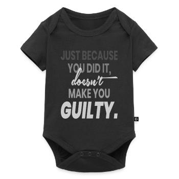 Just Beacause - Baby Premium short-sleeve bodysuit - black - Front