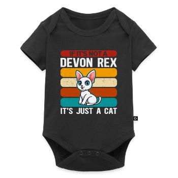 Devon Rex Cat Owner Cat Gift - Baby Premium short-sleeve bodysuit - black - Front