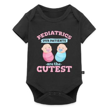 Pediatrician Pediatric Nurse Our Patients Are The - Baby Premium short-sleeve bodysuit - black - Front