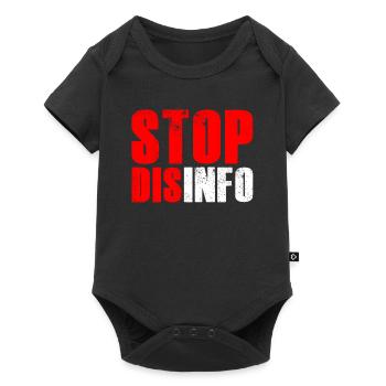 Désinfo Stop à la liberté de la presse Loi sur la liberté de la presse - Body à manches courtes Premium Bébé - noir - Devant