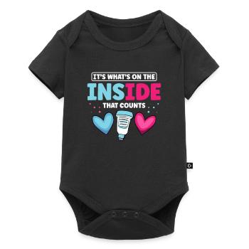 It's all about the inside Sonographer - Baby Premium short-sleeve bodysuit - black - Front