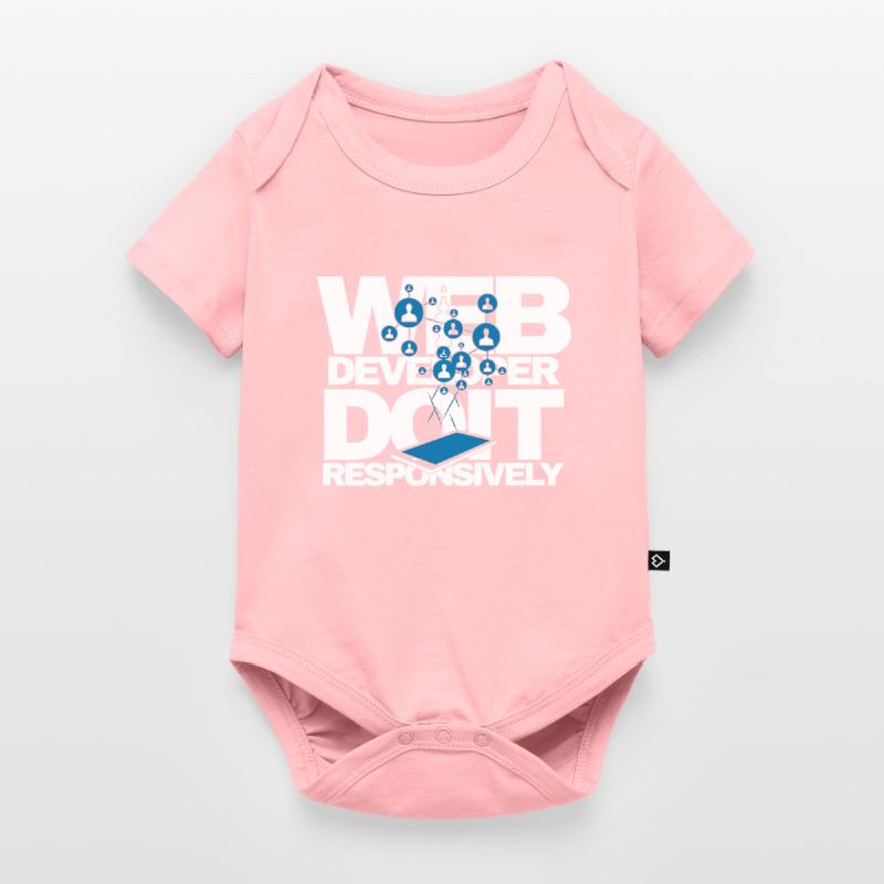 Programme de site Web Développeur Web réactif Body à manches courtes Premium Bébé