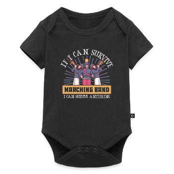 Marching Band Clarinetist School Rehearsal Music - Baby Premium short-sleeve bodysuit - black - Front