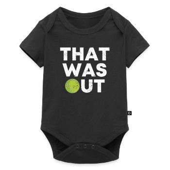Fun Tennis Player Coach Fan Matching Team - Body à manches courtes Premium Bébé - noir - Devant