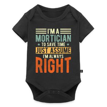 Undertaker - Baby Premium short-sleeve bodysuit - black - Front