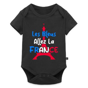 Allez La France | les champions - Body à manches courtes Premium Bébé - noir - Devant