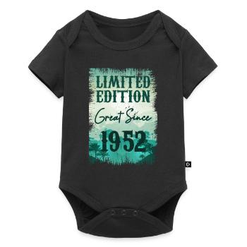Einzigartig seit 1952 - Baby Premium Kurzarmbody - Schwarz - Vorne