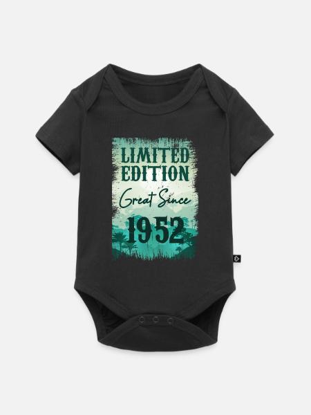 Einzigartig seit 1952 - Baby Premium Kurzarmbody - Schwarz