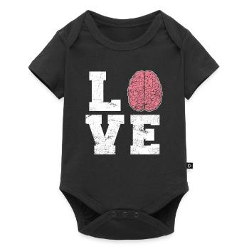 Neuro Nurse Love Neurologist Neuroscience Neurolog - Baby Premium short-sleeve bodysuit - black - Front