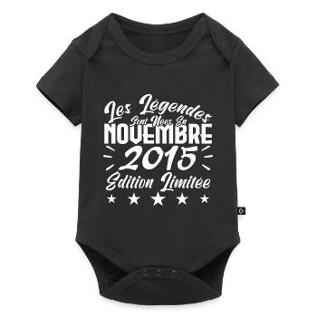 Les Légendes sont Nées En Novembre 2015 Cadeau. - Body à manches courtes Premium Bébé - noir - Devant
