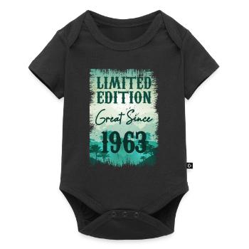 Unique En Son Genre Depuis 1963 - Body à manches courtes Premium Bébé - noir - Devant
