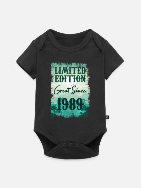 Einzigartig seit 1989 - Baby Premium Kurzarmbody - Schwarz