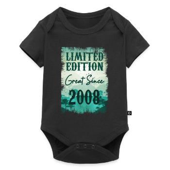 Einzigartig seiner Art seit 2008 - Baby Premium Kurzarmbody - Schwarz - Vorne