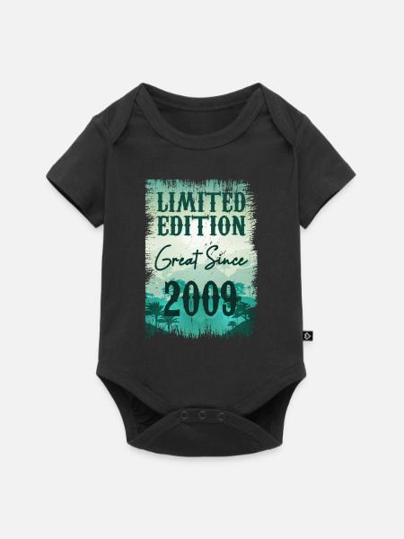 Einzigartig seit 2009 - Baby Premium Kurzarmbody - Schwarz