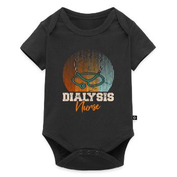 Dialysis Technician Dialysis Nurse Nephrology Nurs - Baby Premium short-sleeve bodysuit - black - Front