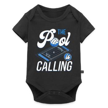 Water Polo The Pool Is Calling And - Baby Premium short-sleeve bodysuit - black - Front
