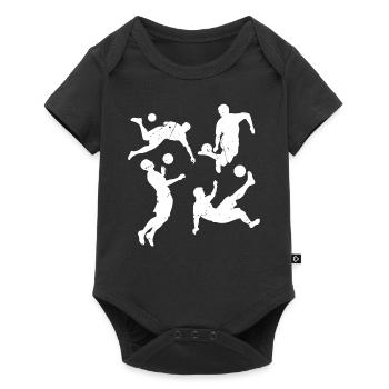 Playing Soccer Game Soccer Sports - Soccer Players - Baby Premium short-sleeve bodysuit - black - Front