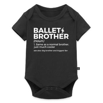 Danse classique - Body à manches courtes Premium Bébé - noir - Devant