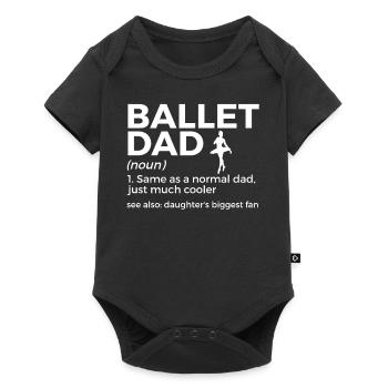 Danse classique - Body à manches courtes Premium Bébé - noir - Devant