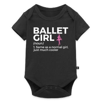 Danse classique - Body à manches courtes Premium Bébé - noir - Devant