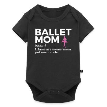 Danse classique - Body à manches courtes Premium Bébé - noir - Devant
