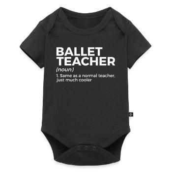 Danse classique - Body à manches courtes Premium Bébé - noir - Devant