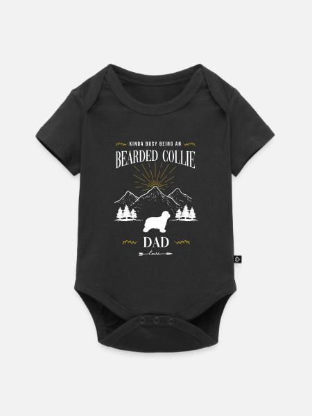 Bearded Collie - Baby Premium short-sleeve bodysuit - black