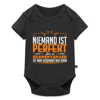 Bühnentänzer Beruf Geschenk - Baby Premium Kurzarmbody - Schwarz - Vorne