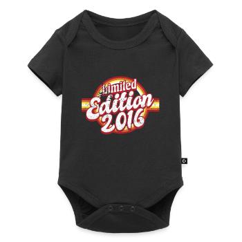 Limited Edition 2016 Vintage - Baby Premium Kurzarmbody - Schwarz - Vorne