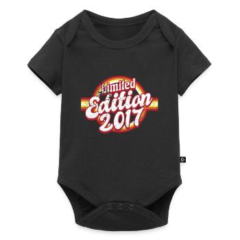 Limited Edition 2017 Vintage - Baby Premium Kurzarmbody - Schwarz - Vorne