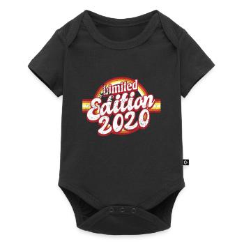 Limited Edition 2020 Vintage - Baby Premium Kurzarmbody - Schwarz - Vorne