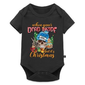When You're Dead Inside But It's Christmas - Baby Premium short-sleeve bodysuit - black - Front