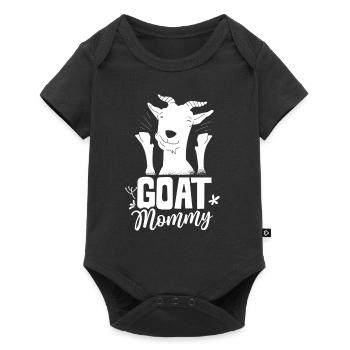Goats Mama Domestic Goat Animal Goat Lovers - Baby Premium short-sleeve bodysuit - black - Front
