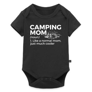 Camping Camping Camping-car - Body à manches courtes Premium Bébé - noir - Devant