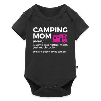 Camping Camping Camping-car - Body à manches courtes Premium Bébé - noir - Devant